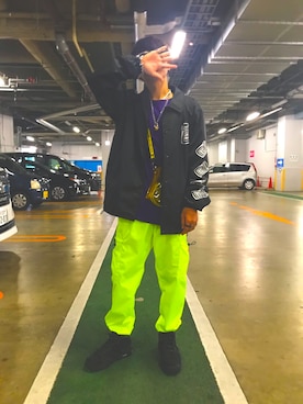 「BBCのアイテム」を使った、gaijidayoさん（メンズ・170cm）の秋コーディネート