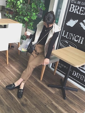 彩乃さん（レディース・161cm）の秋コーディネート