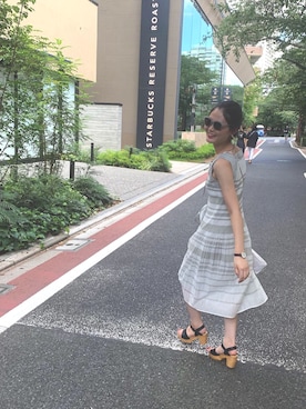 彩乃さん(レディース・161cm)の夏コーディネート