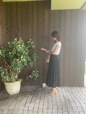 彩乃さん（レディース・161cm）の夏コーディネート