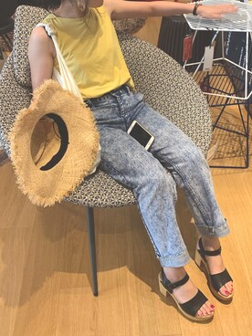 彩乃さん（レディース・161cm）の夏コーディネート