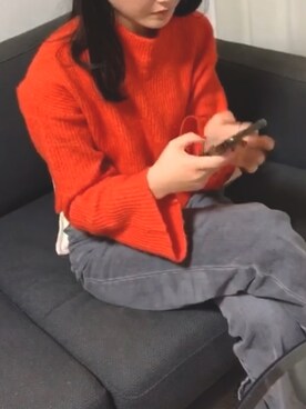 彩乃さん（レディース・161cm）の冬コーディネート