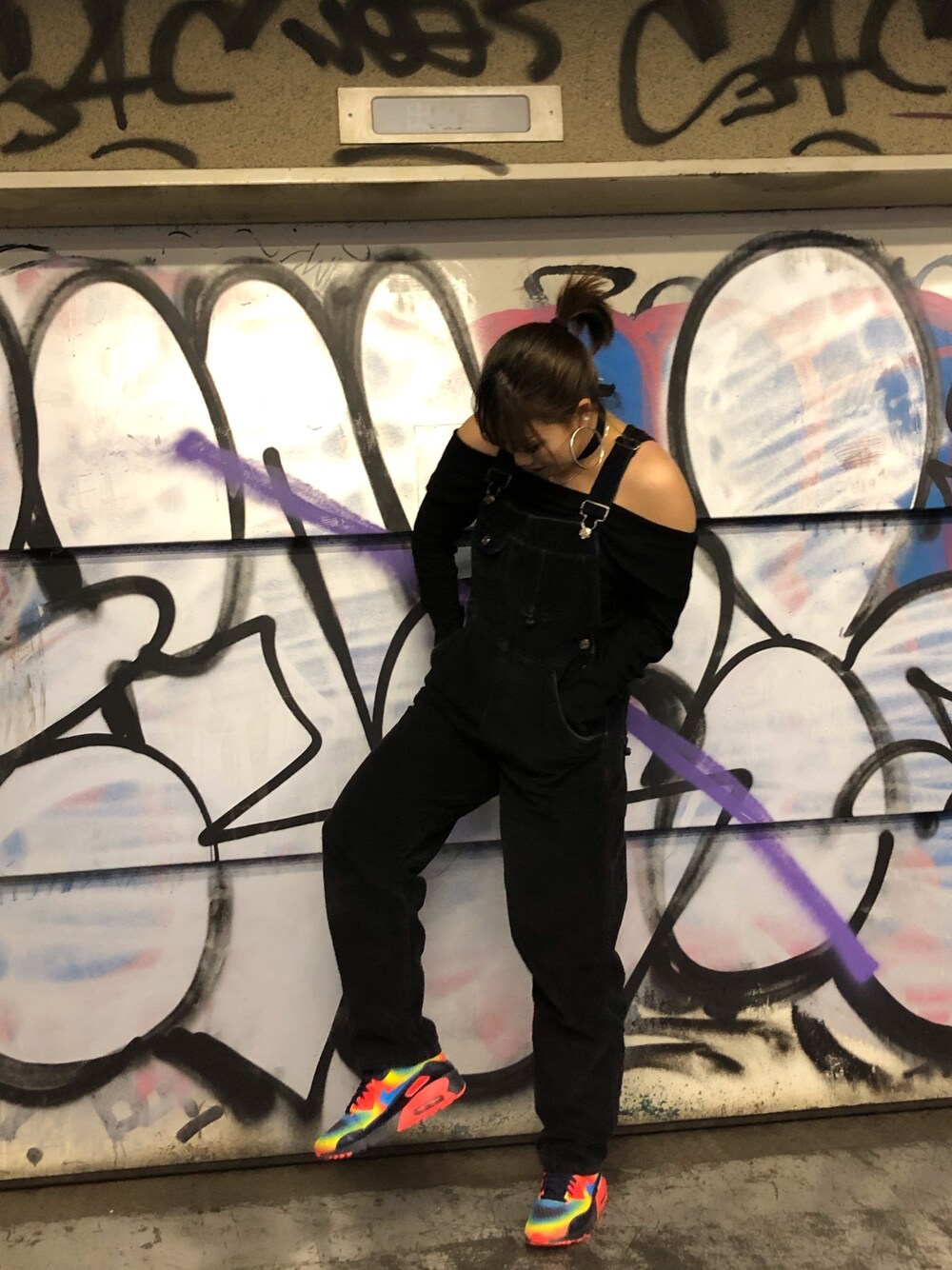 「NIKEのアイテム（スニーカー、その他）」を使った、気まぐれちゃんさん（レディース・160cm）の夏コーディネートの1枚目の写真
