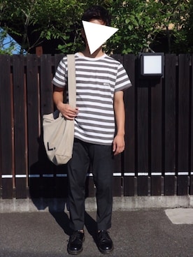 「Dr. Martens（ドクターマーチン）のDr.Martens (ドクターマーチン)/1461 3EYE GIBSON SHOES（その他シューズ）」を使った、し。さん（メンズ・160cm）の秋コーディネート