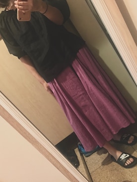 「ラベンダー」｜RIさん（レディース・161cm）の春コーディネート