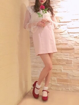 「rose」｜Aさん（レディース・164cm）の春コーディネート