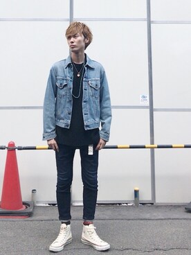 「ドラフトリーバイス」｜hiroさん（メンズ・170cm）の冬コーディネート