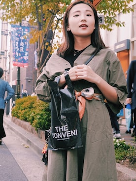 「古着」｜「アイテム（その他雑貨）」を使った、Nana.Sさん（レディース・150cm）の冬コーディネート