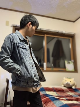 「HALHAM（ハルハム）のアイテム（ジャケット/アウター）」を使った、12345yuukiさん（メンズ・165cm）の冬コーディネート