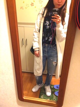 マユさん（レディース・159cm）の春コーディネート