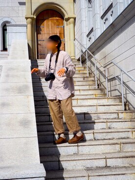 「JAM（ジャム）のアイテム」を使った、ぼすこどらさん（メンズ・170cm）の春コーディネート