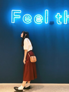 「PULL&BEAR（プルアンドベア）のアイテム（ローファー）」を使った、-JIANHIUYANさん（レディース・164cm）の春コーディネート