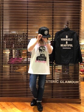「HYSTERIC GLAMOUR（ヒステリックグラマー）のアイテム（食器/キッチン）」を使った、sakataさん（レディース・159cm）の秋コーディネート