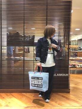 「G-SHOCK」｜「アイテム（デニムジャケット）」を使った、sakataさん（レディース・159cm）の夏コーディネート