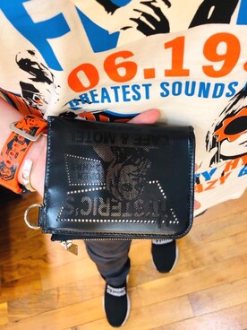 「コラボレーション」｜「アイテム（財布/小物）」を使った、sakataさん（レディース・159cm）の夏コーディネート
