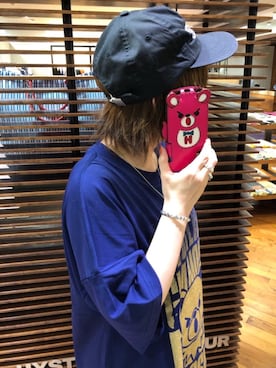 「コラボレーション」｜「アイテム（PC・スマホグッズ/家電）」を使った、sakataさん（レディース・159cm）の夏コーディネート