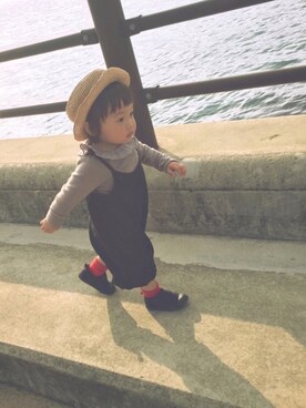 「♡のアイテム（その他、その他）」を使った、ａｎｋｏ*さん（キッズ・80cm）の春コーディネート