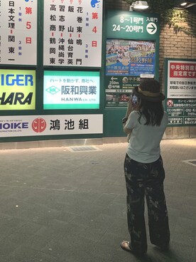 kaoryさん（レディース・157cm）の夏コーディネート