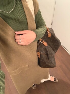 「LOWRYS FARM（ローリーズファーム）のセンタープレスカラーフレアパンツ　870189（その他パンツ）」を使った、kaoryさん（レディース・157cm）の秋コーディネート