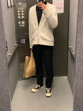 「PS Paul Smith（ピーエスポールスミス）のアイテム」を使った、たいせーさん（メンズ・181cm）の春コーディネート