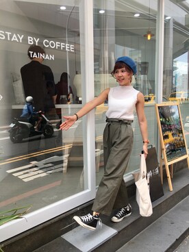 Kiwiさん（レディース・159cm）の秋コーディネート