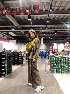 「Le Melange（ル・メランジュ）のアイテム」を使った、Kiwiさん（レディース・159cm）の夏コーディネート