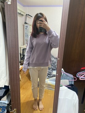 「NOのアイテム（トップス）」を使った、車干さん（レディース・162cm）の冬コーディネート