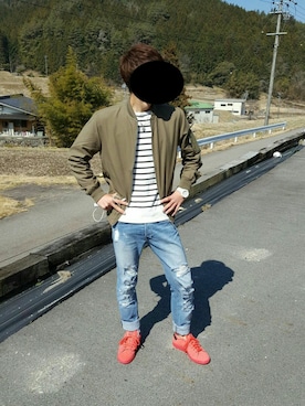 拳人さん（メンズ・170cm）の春コーディネート