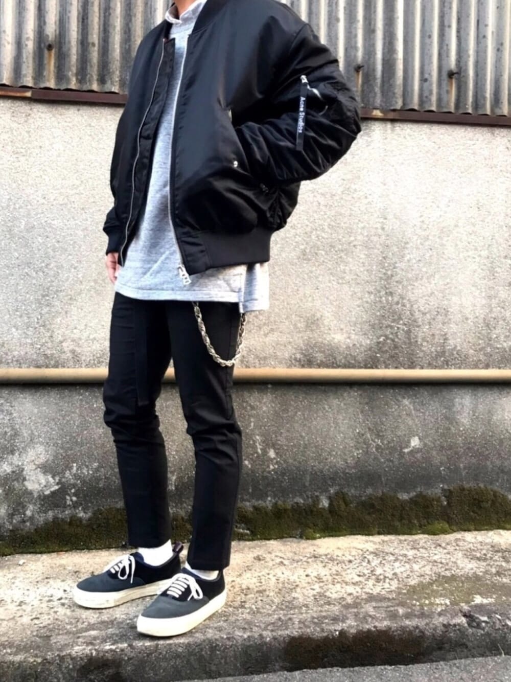 Acne StudiosのMA-1を使ったメンズ人気ファッションコーディネート - WEAR