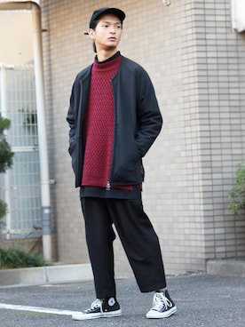 KURE.さん（メンズ・174cm）の冬コーディネート