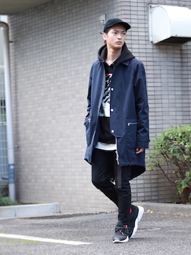 KURE.さん（メンズ・174cm）の冬コーディネート