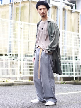 「JUNRED（ジュンレッド）のアイテム（ハンチング/ベレー帽）」を使った、KURE.さん（メンズ・174cm）の秋コーディネート