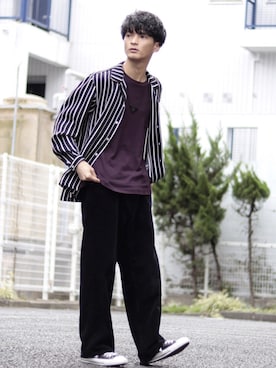 「TOGA（トーガ）のアイテム（アクセサリー）」を使った、KURE.さん（メンズ・174cm）の秋コーディネート