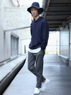 KURE.さん（メンズ・174cm）の冬コーディネート