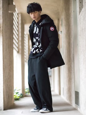 KURE.さん（メンズ・174cm）の冬コーディネート