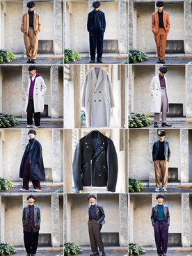 「JUNRED（ジュンレッド）のアイテム（ライダースジャケット）」を使った、KURE.さん（メンズ・174cm）の冬コーディネート