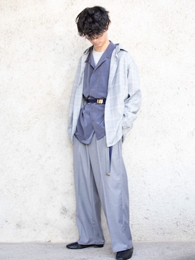 「JUNRED（ジュンレッド）のアイテム（その他シューズ）」を使った、KURE.さん（メンズ・174cm）の冬コーディネート