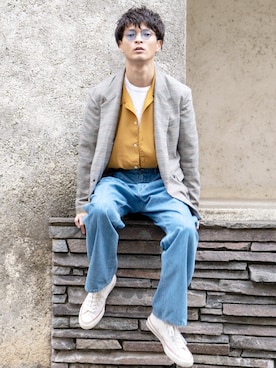 KURE.さん(メンズ・174cm)の春コーディネート