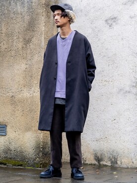 KURE.さん（メンズ・174cm）の冬コーディネート