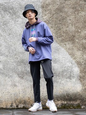 「JUNRED（ジュンレッド）のアイテム（キーケース/キーアクセサリー）」を使った、KURE.さん（メンズ・174cm）の春コーディネート