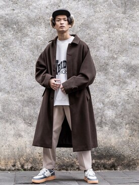 KURE.さん（メンズ・174cm）の冬コーディネート