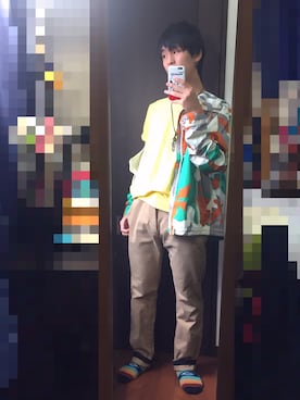 「JAM（ジャム）のアイテム」を使った、もっさんさん（メンズ・168cm）の秋コーディネート