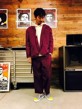 「Journal Standard TRISECT（トライセクト）のアイテム（ジャケット/アウター）」を使った、Sasaさん（メンズ・178cm）の春コーディネート