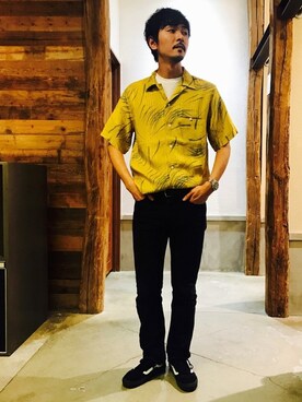 「Journal Standard TRISECT（トライセクト）のアイテム（トップス）」を使った、Sasaさん（メンズ・178cm）の夏コーディネート
