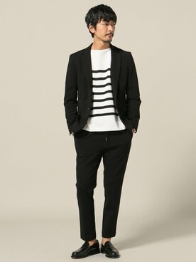 「Journal Standard TRISECT（トライセクト）のアイテム（ジャケット/アウター）」を使った、Sasaさん（メンズ・178cm）の春コーディネート