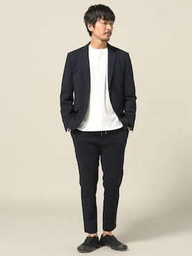 「Journal Standard TRISECT（トライセクト）のアイテム（ジャケット/アウター）」を使った、Sasaさん（メンズ・178cm）の春コーディネート