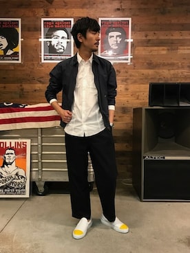「Journal Standard TRISECT（トライセクト）のアイテム（ジャケット/アウター）」を使った、Sasaさん（メンズ・178cm）の春コーディネート