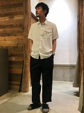 「Journal Standard TRISECT（トライセクト）のアイテム（トップス）」を使った、Sasaさん（メンズ・178cm）の春コーディネート