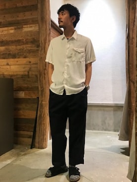 「Journal Standard TRISECT（トライセクト）のアイテム（トップス）」を使った、Sasaさん（メンズ・178cm）の春コーディネート