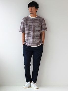 Sasaさん（メンズ・178cm）の夏コーディネート